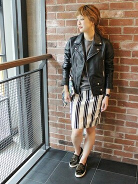 asanoさん（レディース・158cm）の夏コーディネート