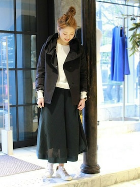 「スタンスミス」｜asanoさん（レディース・158cm）の冬コーディネート