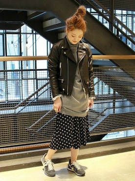 ライダースジャケットを使った ナイキスニーカー のレディース人気ファッションコーディネート ユーザー ショップスタッフ Wear ライダースジャケットを使った ナイキスニーカー のレディース人気ファッションコーディネート ユーザー ショップスタッフ Wear