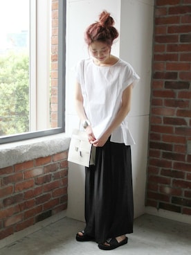 asanoさん（レディース・158cm）の夏コーディネート