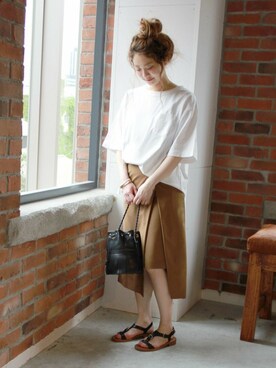 asanoさん（レディース・158cm）の夏コーディネート