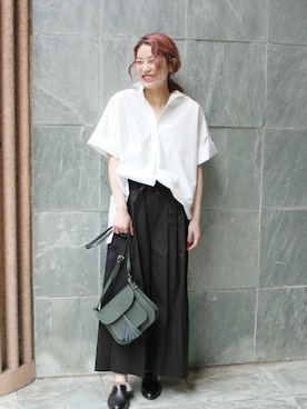 「アイテム（その他シューズ）」を使った、asanoさん（レディース・158cm）の夏コーディネート