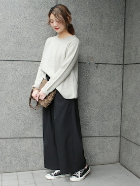 asanoさん（レディース・158cm）の秋コーディネート