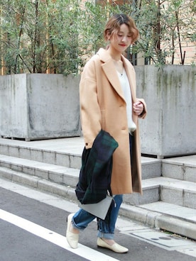 asanoさん（レディース・158cm）の秋コーディネート