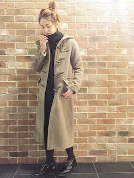 asanoさん（レディース・158cm）の冬コーディネート