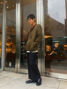 「rag & bone（ラグアンドボーン）のアイテム（トップス）」を使った、mikoさん（メンズ・170cm）の秋コーディネート