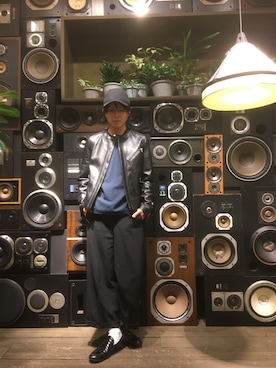 「シック」｜「アイテム（ノーカラージャケット）」を使った、mikoさん（メンズ・170cm）の秋コーディネート