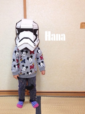 Hanaさん（キッズ・90cm）の冬コーディネート