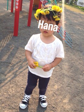 「復活」｜Hanaさん（キッズ・90cm）の春コーディネート