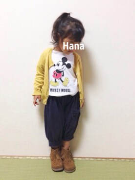 「1辛」｜Hanaさん（キッズ・100cm）の秋コーディネート