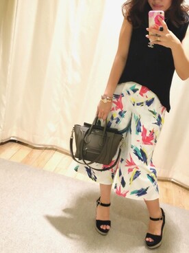 「Chesty（チェスティー）のアイテム（パンツ）」を使った、sakurako☺︎❤︎さん（レディース・154cm）の夏コーディネート