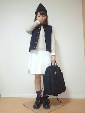 「B.L.U.E（ビーエルユーイー）のアイテム（ワンピース/ドレス）」を使った、たろ吉さん（レディース・150cm）の秋コーディネート