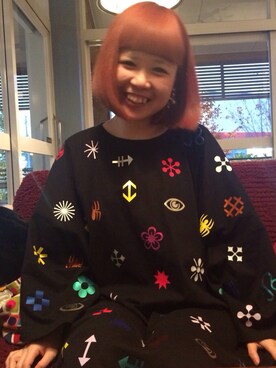 「WALL（ウォール）のアイテム」を使った、さかもとえりさん（レディース・156cm）の春コーディネート