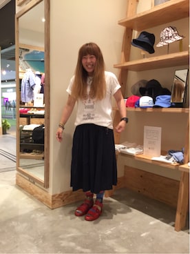 「G-SHOCK」｜coen ナガタさん（レディース・163cm）の夏コーディネート