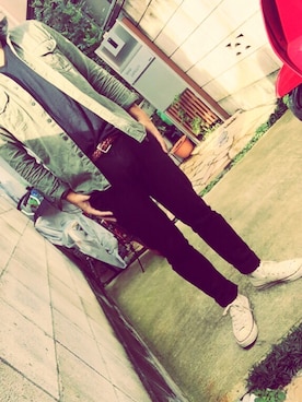 シニャモンズさん（メンズ・174cm）の秋コーディネート