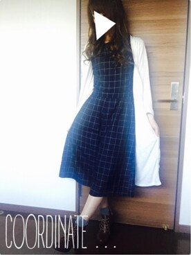 「お出掛けコーデ」｜「アイテム（オールインワン・サロペット）」を使った、ito *·⑅さん（レディース・154cm）の秋コーディネート