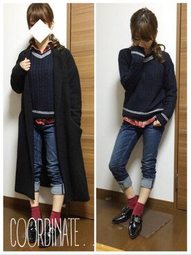 ito *·⑅さん（レディース・154cm）の冬コーディネート