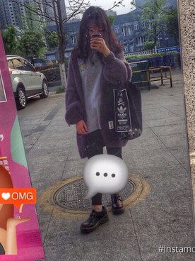 「ODD FUTURE（オッドフューチャー）のアイテム」を使った、八森遙さん（レディース・150cm）の春コーディネート