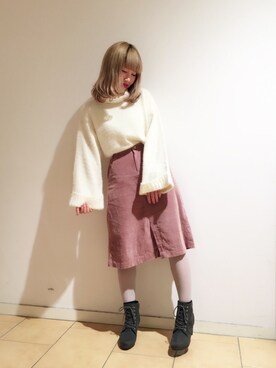 「フレアスリーブ」｜ゆきみさん（レディース・153cm）の秋コーディネート