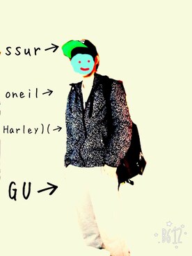 「O'NEILL（オニール）のアイテム（ジャケット/アウター）」を使った、$MIL€さん（メンズ・173cm）の冬コーディネート
