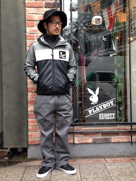 omata takayaさん（メンズ・171cm）の冬コーディネート