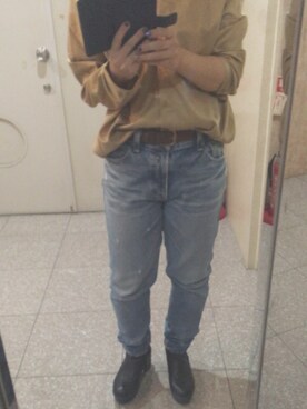 マナミさん（レディース・157cm）の冬コーディネート