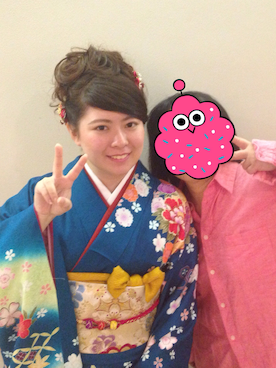 「アイテム（浴衣、グリーン系）」を使った、よしえさん（レディース・153cm）の冬コーディネート