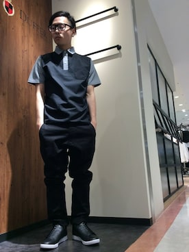 「ブリティッシュ」｜シバタさん（メンズ・168cm）の春コーディネート