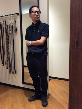 「The DUFFER of ST.GEORGE（ザダファーオブセントジョージ）のアイテム」を使った、シバタさん（メンズ・168cm）の夏コーディネート
