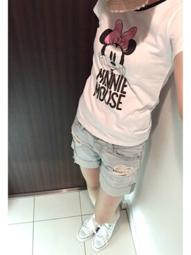 「LOVE BOAT（ラブ・ボート）のアイテム」を使った、sana ¨̮♡さん（レディース・161cm）の春コーディネート