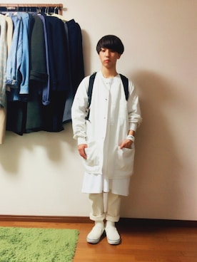 「アイテム（バングル/リストバンド）」を使った、Tさん（メンズ・162cm・20代）の夏コーディネート