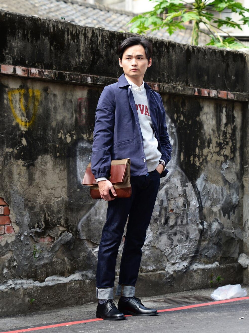 その他のその他、その他のその他、その他のその他を着用したメンズの春コーディネートの1枚目の写真