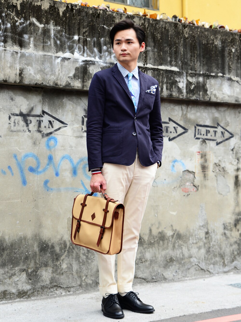 「nanamica、plain-me、StoneAs」｜「plain-meの斜紋棉織彈性休閒西裝外套（その他、その他）」を使った、plain-me_tcさん（メンズ・175cm）の春コーディネートの1枚目の写真