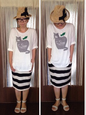 ichime ＊ kさん（レディース・157cm）の夏コーディネート