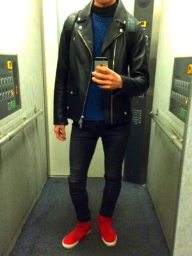 By スエード ミドルカットスリッポン を使ったメンズコーディネート一覧 Wear