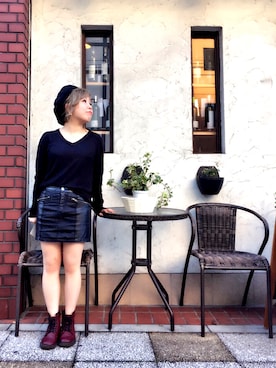 「アイテム（帽子）」を使った、bootamさん（レディース・143cm）の秋コーディネート