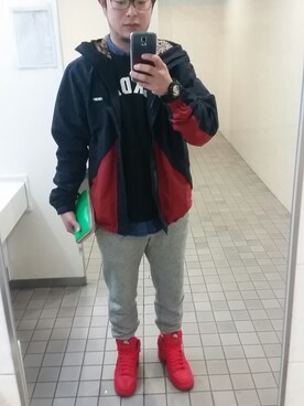 「MACKDADDY（マックダディー）のアイテム（ジャケット/アウター）」を使った、まっくさんさん（メンズ・171cm）の春コーディネート