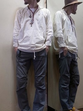 「ACTS OF FAITH（アクツオブフェイス）のアイテム」を使った、gigileさん（メンズ・180cm）の夏コーディネート