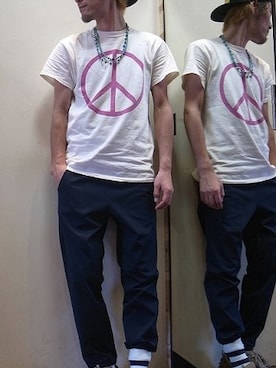 「ACTS OF FAITH（アクツオブフェイス）のアイテム」を使った、gigileさん（メンズ・180cm）の夏コーディネート