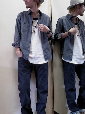 「ワーカーズ」｜gigileさん（メンズ・180cm）の夏コーディネート