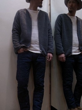 「JIGSAW（ジグソー）のアイテム」を使った、gigileさん（メンズ・180cm）の冬コーディネート