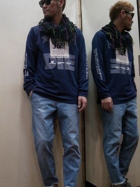 「THE DAWN B」｜gigileさん（メンズ・180cm）の秋コーディネート