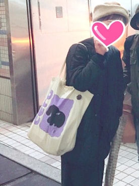 「キルティングコート」｜Naomiさん（レディース・153cm）の冬コーディネート