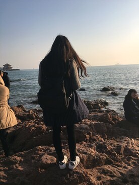 「IORI（イオリ）のアイテム」を使った、1ikeu⚗さん（レディース・169cm）の春コーディネート