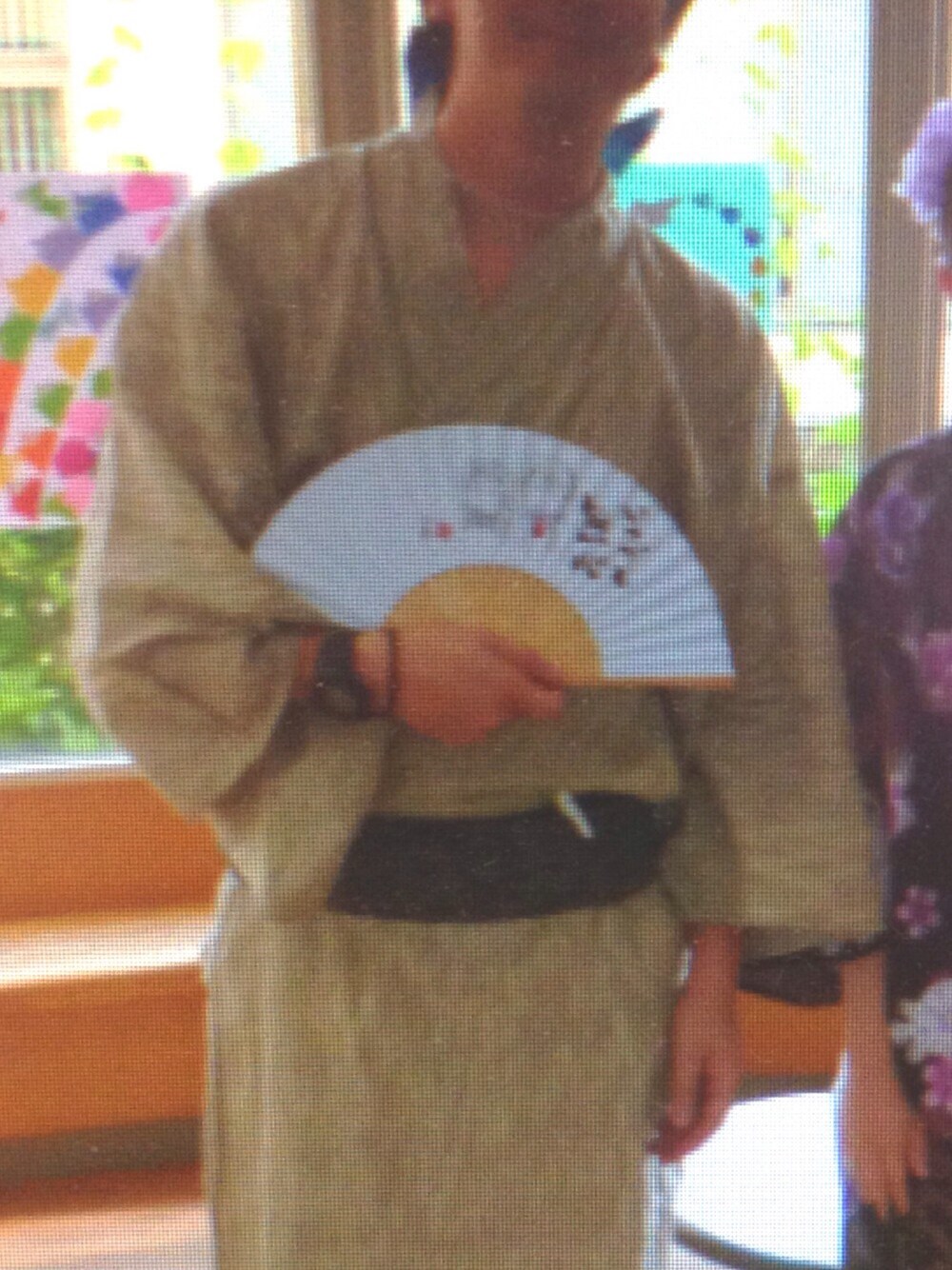 「夏コーデ、お祭り、浴衣、納涼祭、仕事中、今年は司会でした、◯◯部、和装」｜「楽天のアイテム（浴衣、ベージュ系）」を使った、Yu-kiさん（メンズ・177cm）の夏コーディネートの1枚目の写真