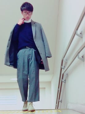 「青学」｜nonoさん（メンズ・176cm）の秋コーディネート