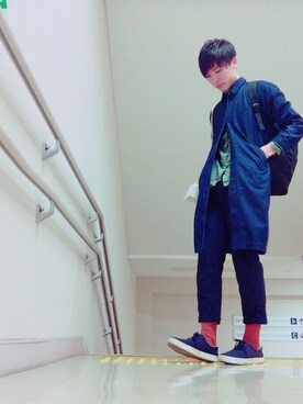 「さしいろ」｜「アイテム（その他）」を使った、nonoさん（メンズ・178cm）の春コーディネート