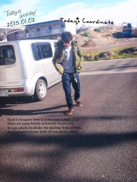 mkyさん（メンズ・170cm）の冬コーディネート