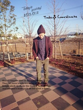 mkyさん（メンズ・170cm）の冬コーディネート