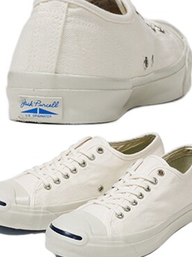 「CONVERSE（コンバース）のアイテム（スニーカー、ホワイト系）」を使った、WCCFさん（メンズ・170cm）の秋コーディネート